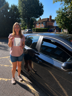 Ever Safe learner celebrating a driving test pass in Kent