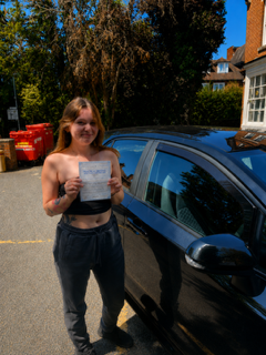 Ever Safe learner celebrating a driving test pass in Kent